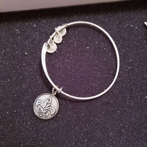 Fleur de Lis Alex & ani bracelet